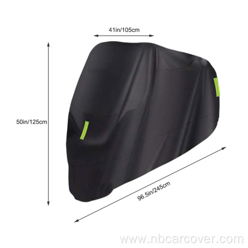 UV sun waterproof protector black durable motorcycle cover